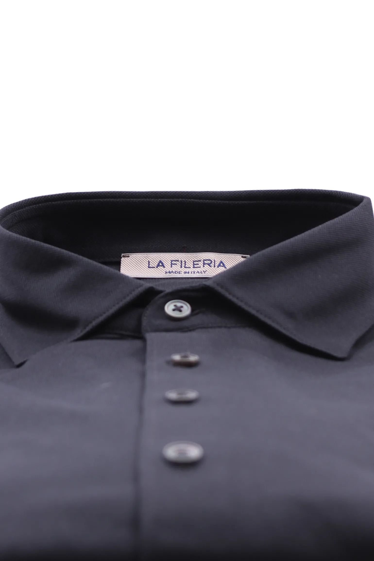 polo camicia in piquet filo di scozia