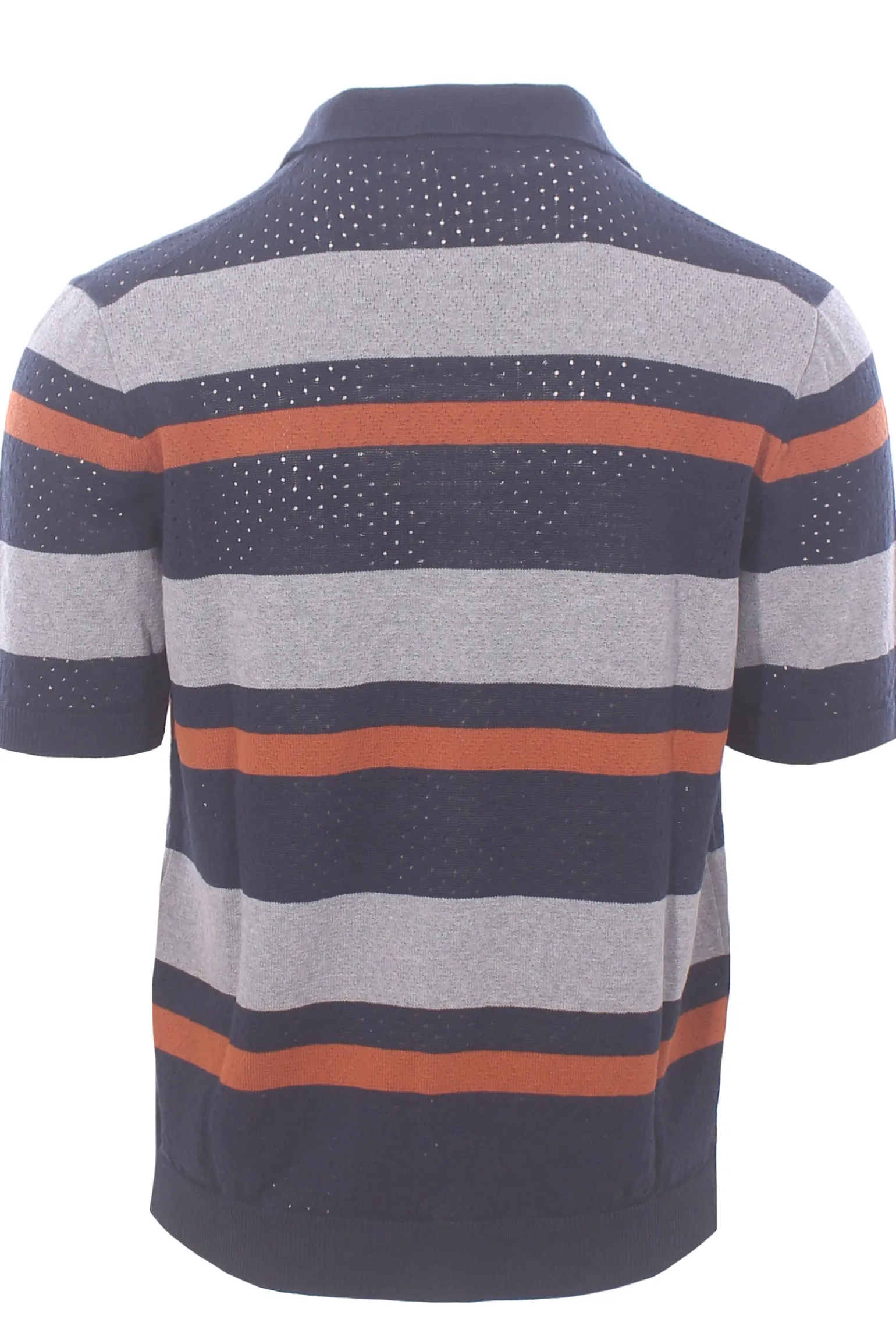 polo camicia traforo riga orizzontale