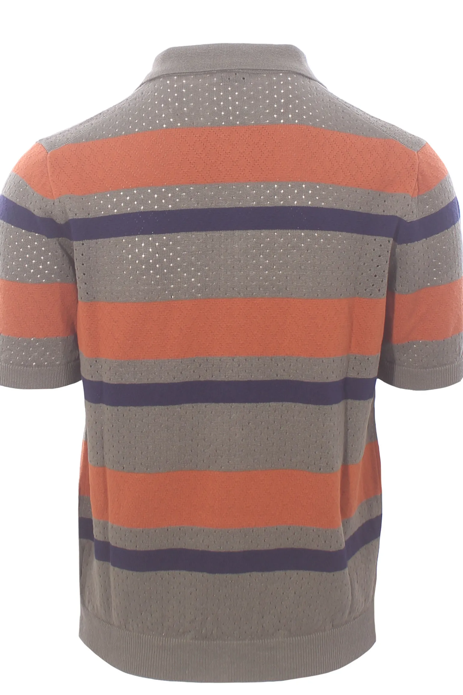 polo camicia traforo riga orizzontale