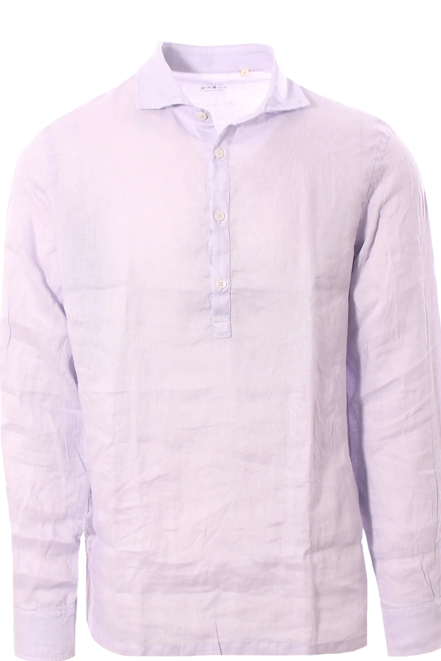 polo camicia tyler in lino tinto capo