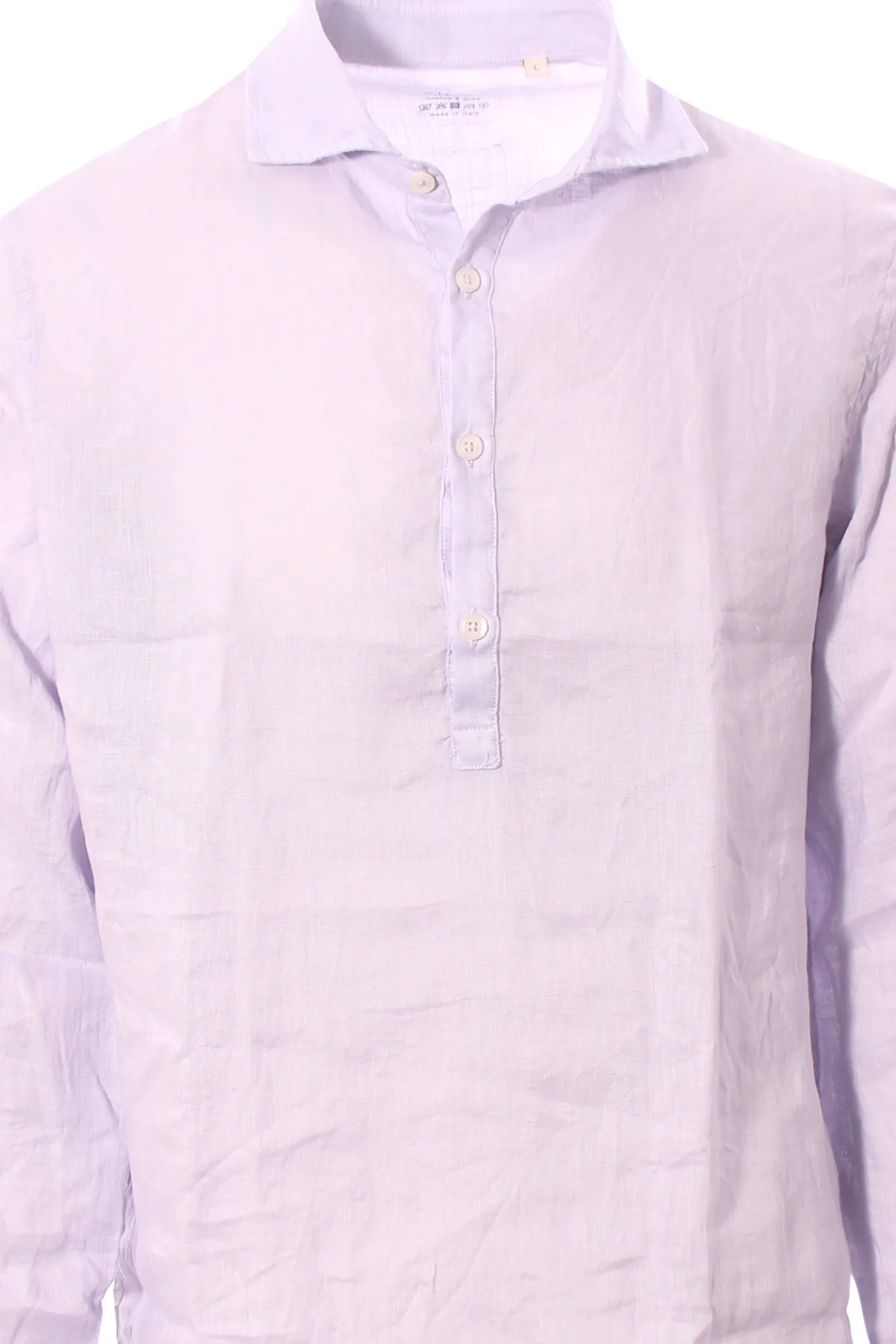 polo camicia tyler in lino tinto capo