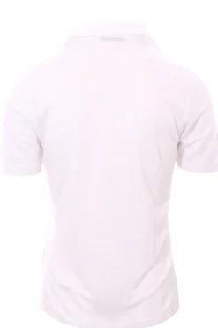polo collo camicia in lino