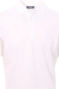 polo in cotone bordi continui