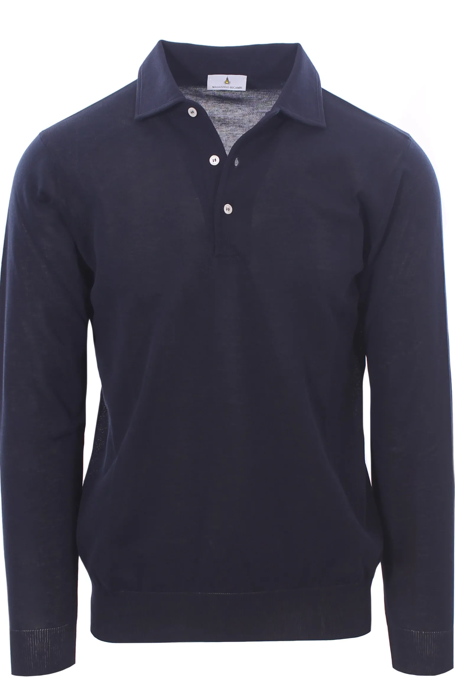 polo paramontura in cotone