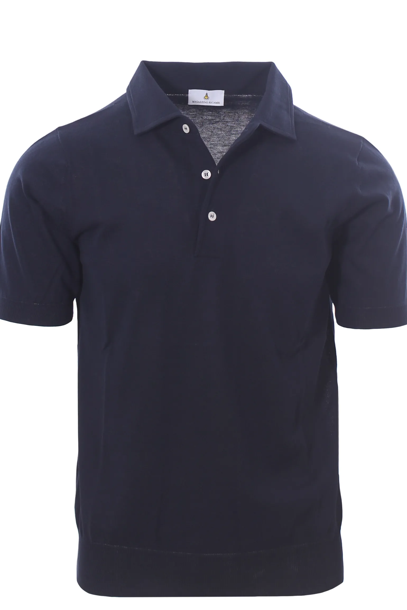 polo paramontura in cotone