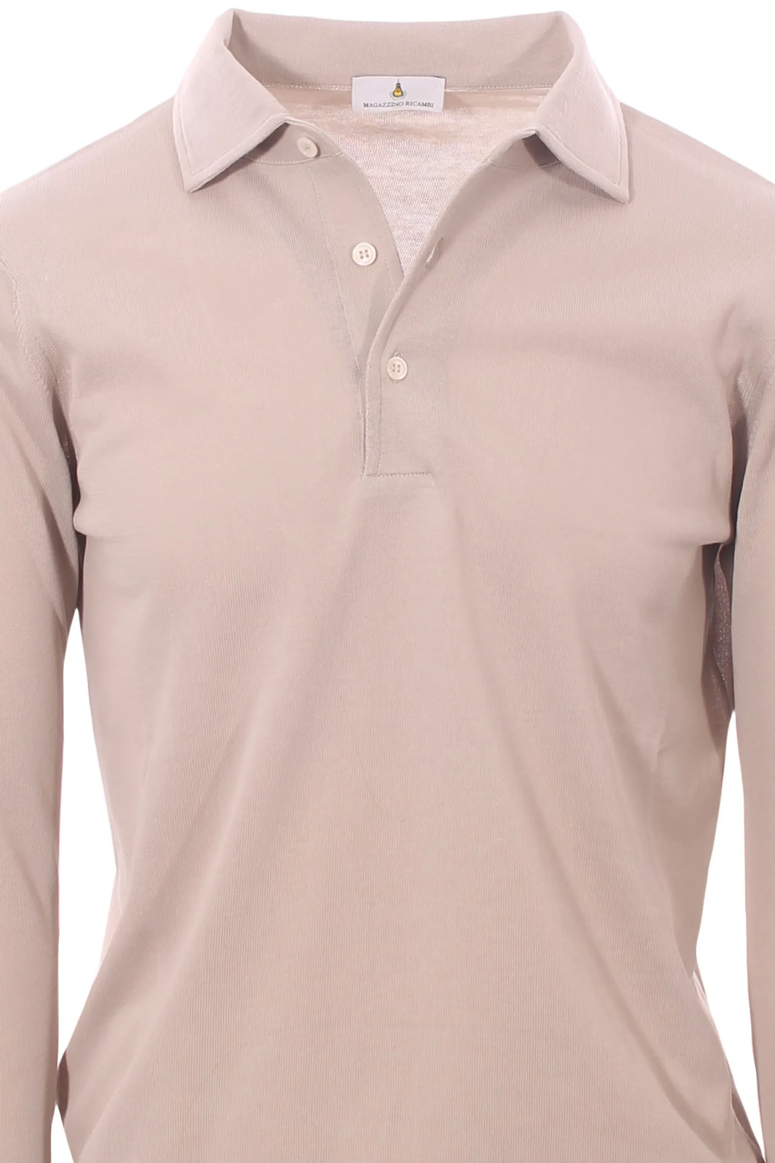 polo paramontura in cotone