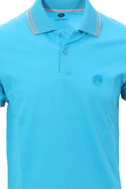 Polo people collo in maglia nido d'ape