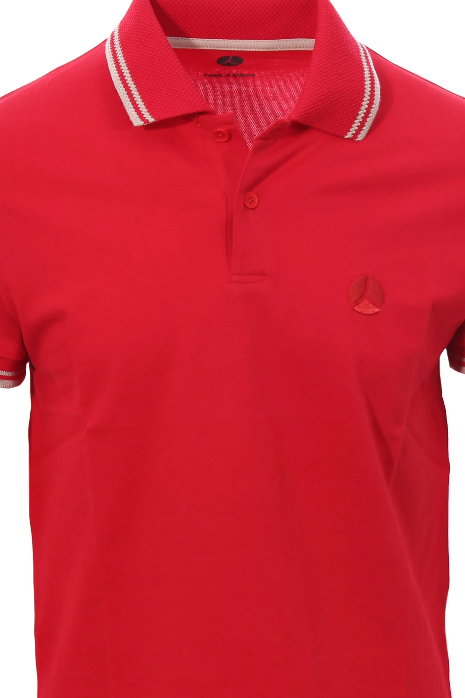 Polo people collo in maglia nido d'ape