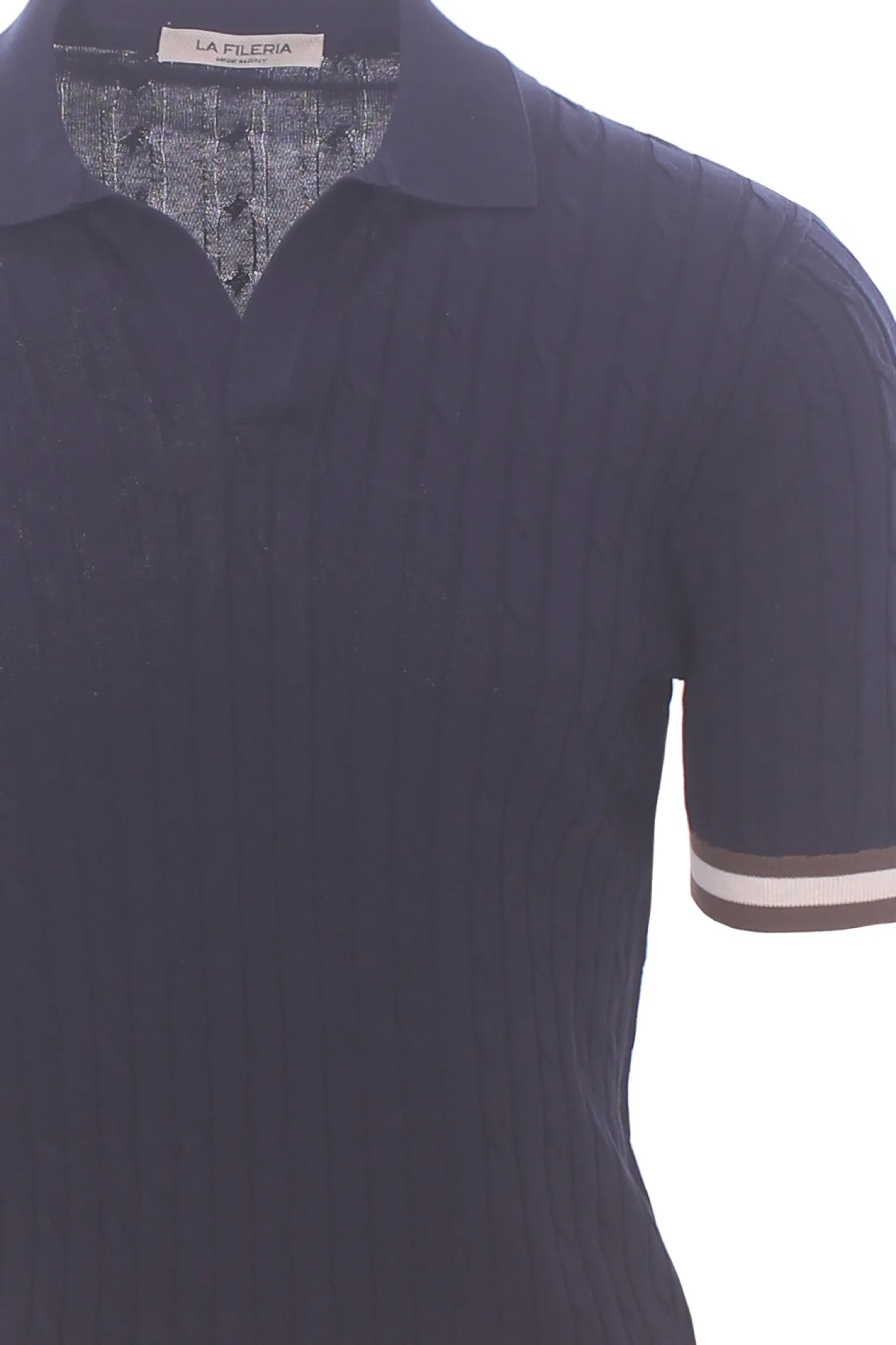polo skipper cotone treccina