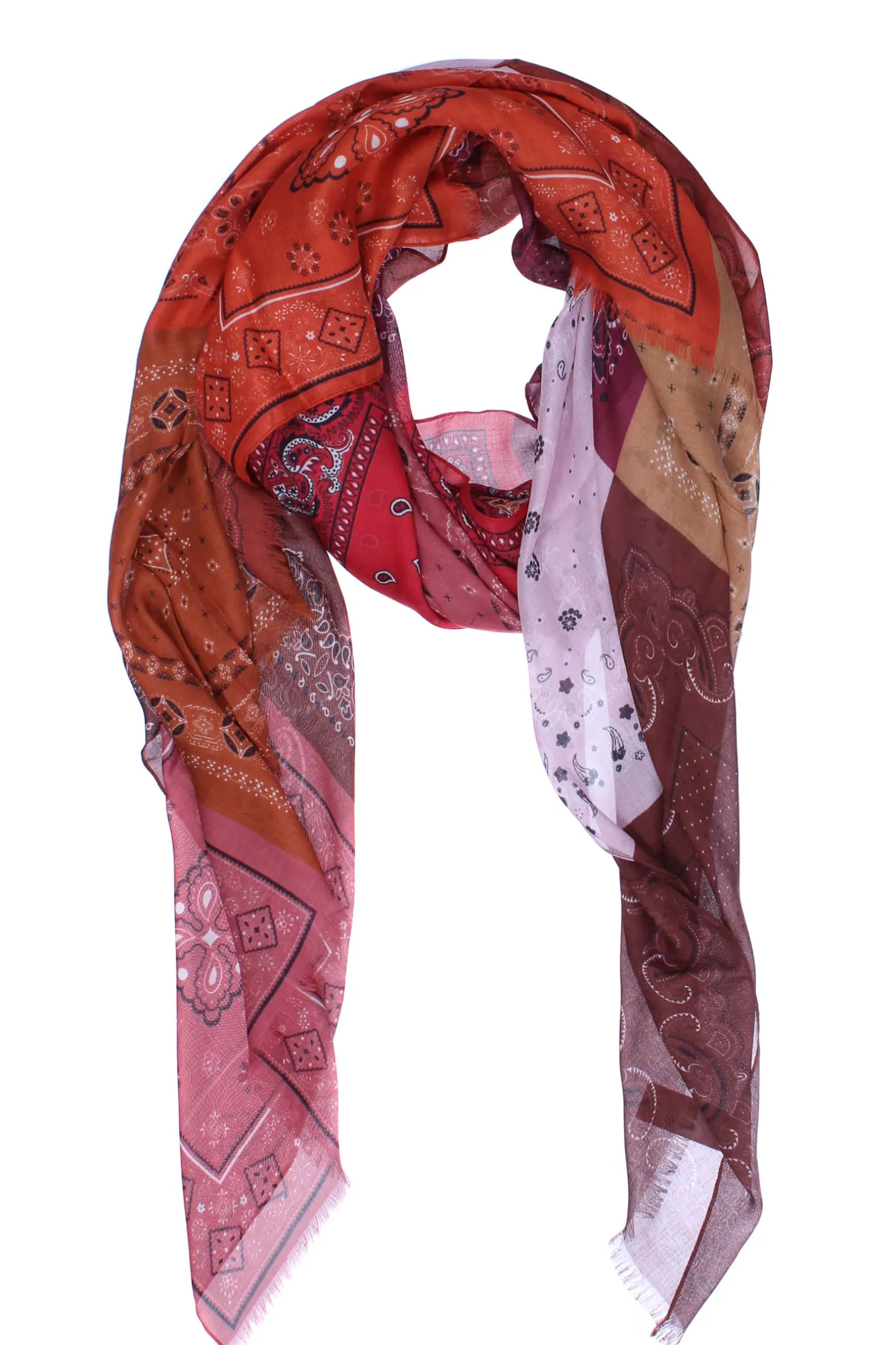 Sciarpa fantasia patch in modal