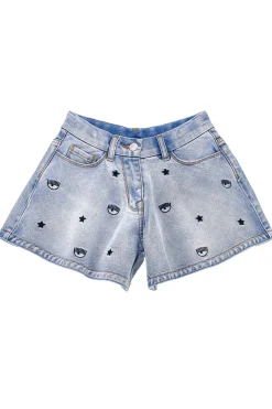Shorts cinque tasche con logo