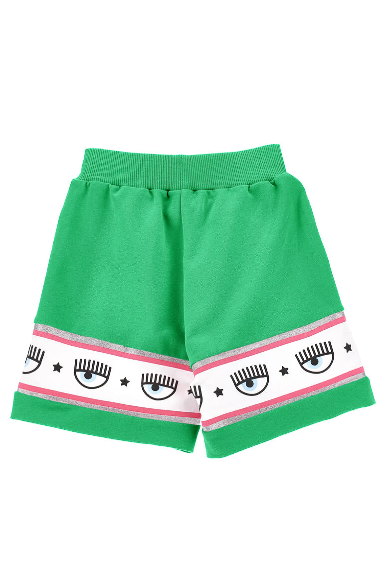 Shorts con logo in cotone stretch