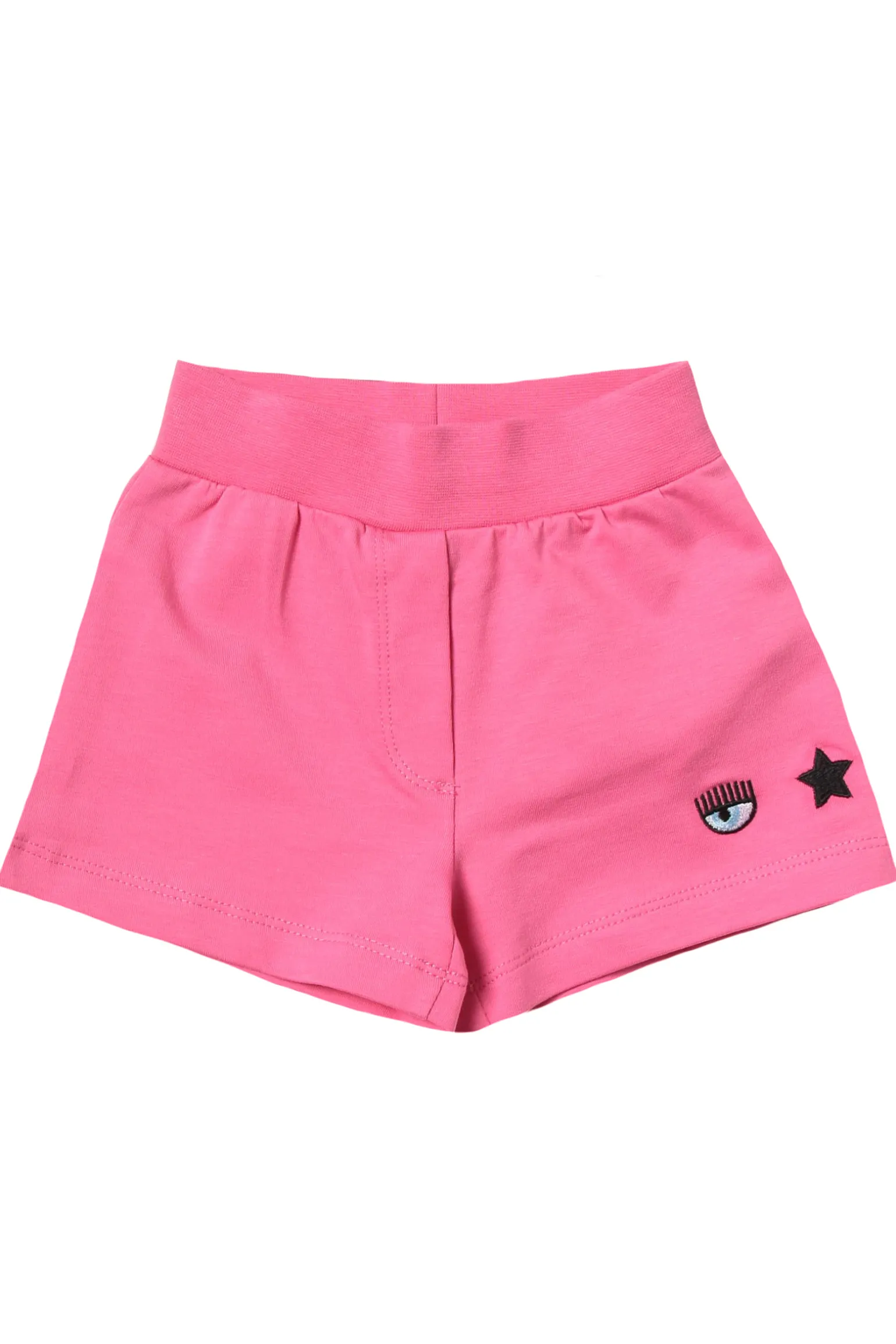 Shorts con logo in cotone stretch