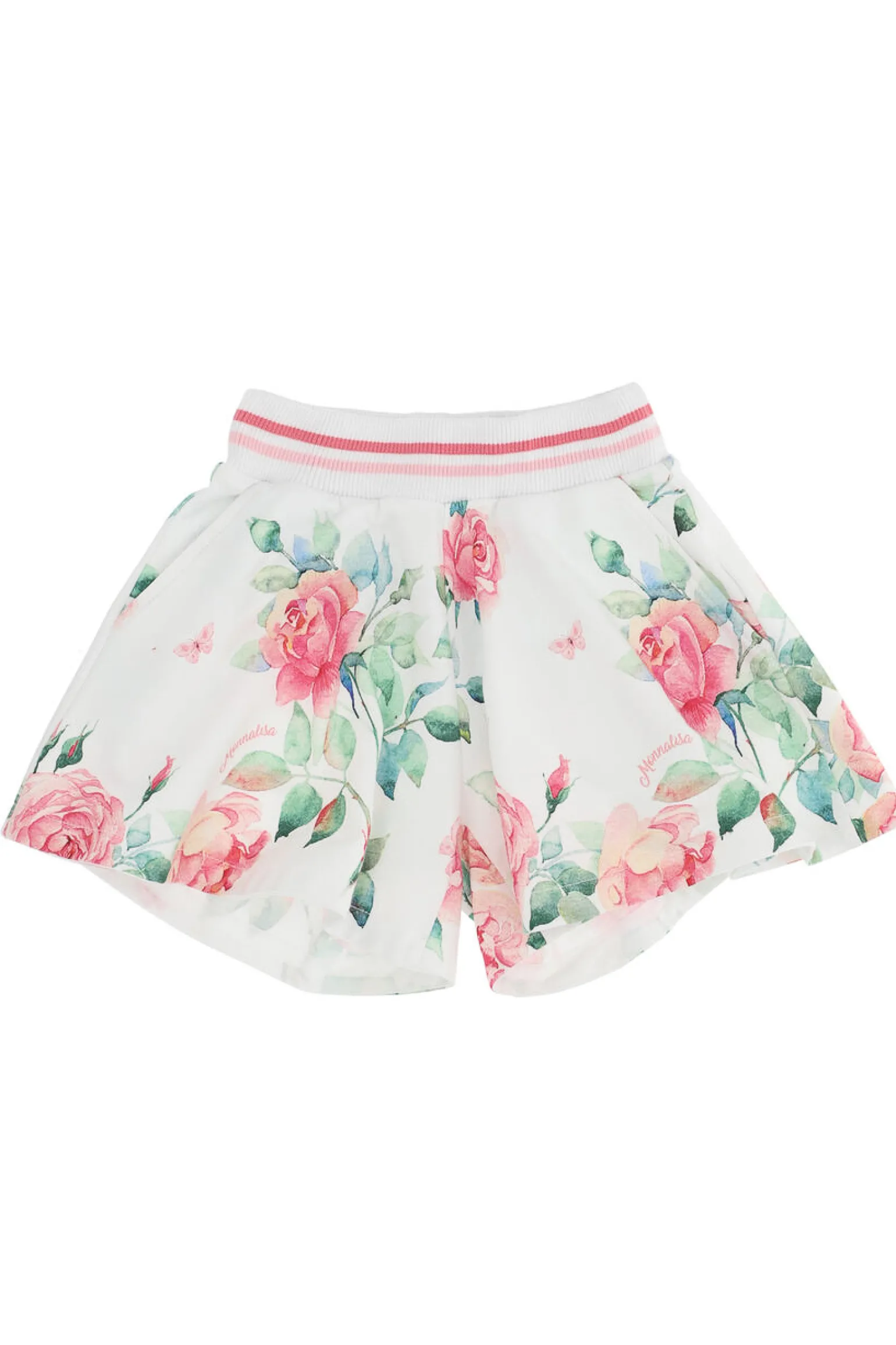 Shorts in felpa rose