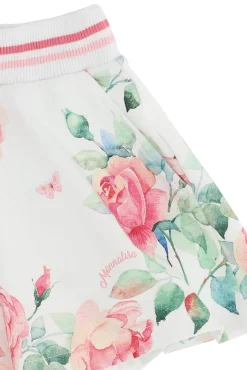 Shorts in felpa rose