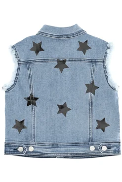 Smanicato in denim stelle