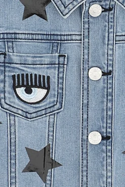 Smanicato in denim stelle