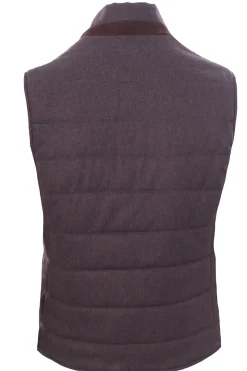 smanicato reversibile in seta e cashmere