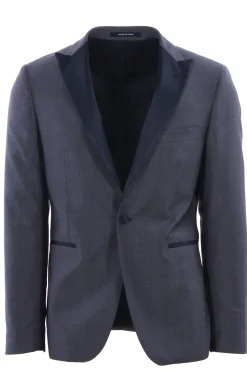 Smoking rever in raso con gilet
