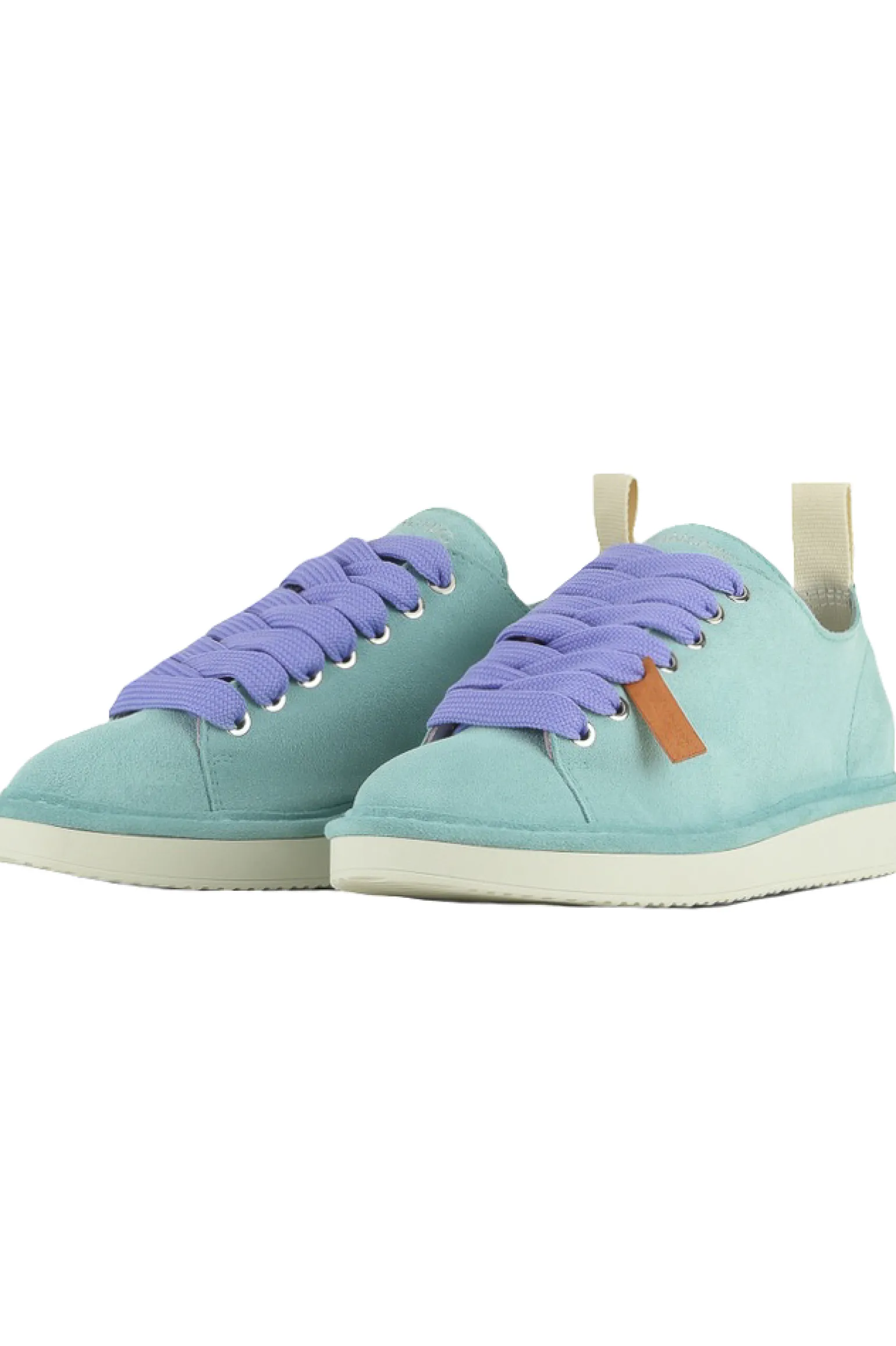 Sneakers allacciata in suede