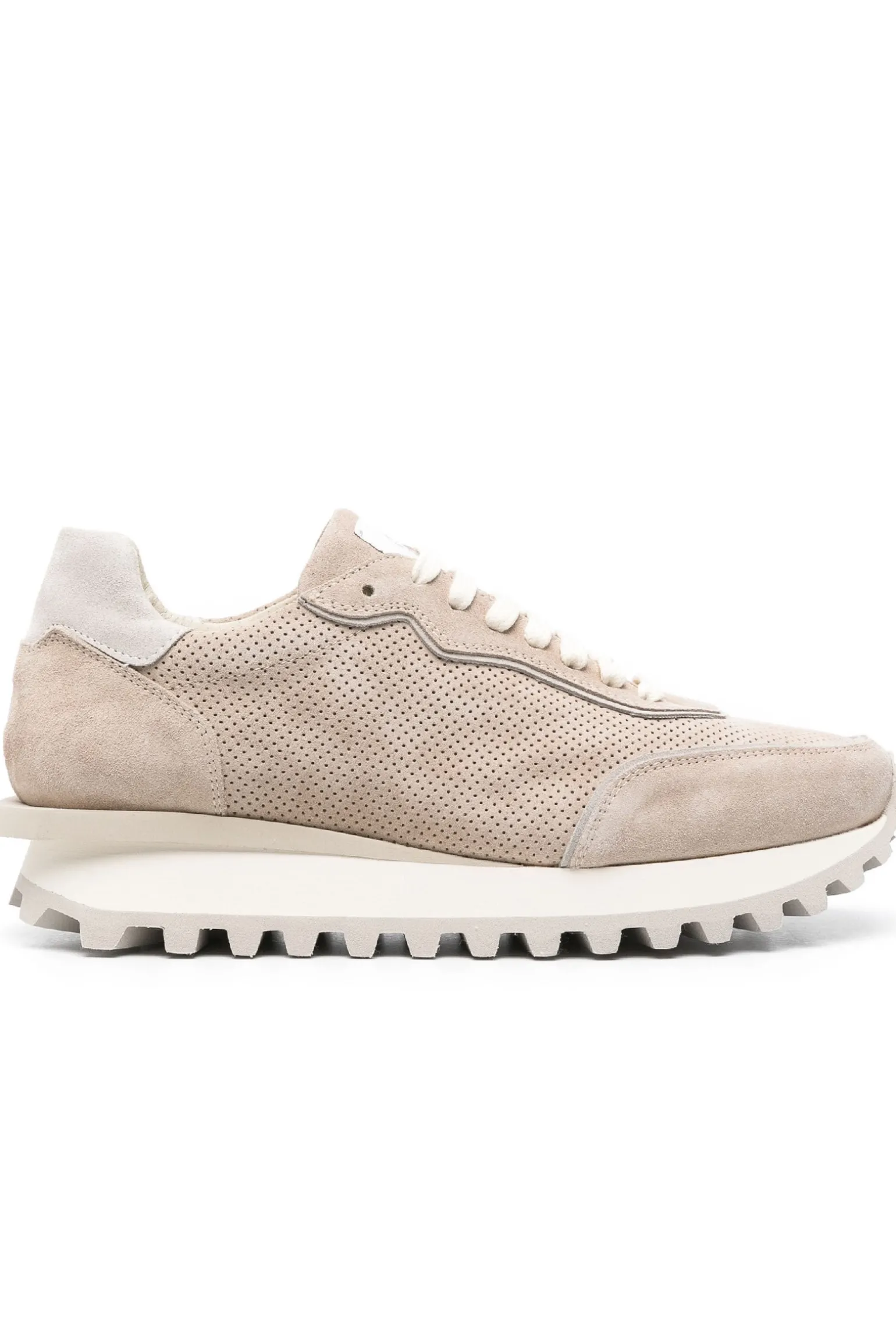 sneakers in camoscio traforata