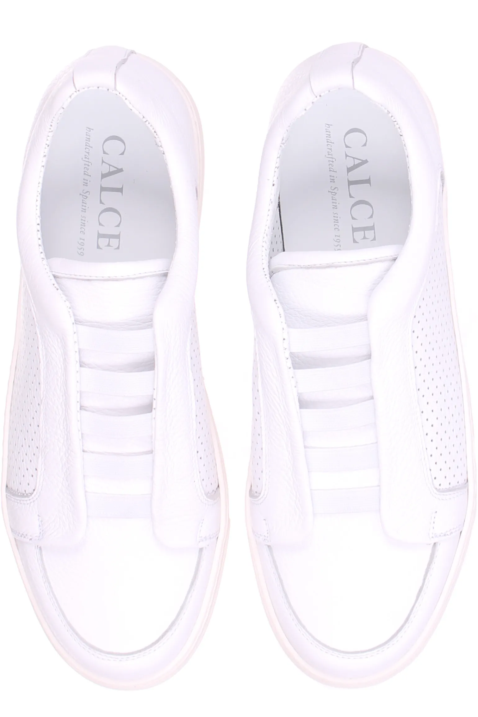 sneakers in cervo con elastici