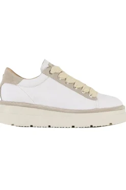 Sneakers in lino e suede