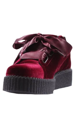 Sneakers in velluto
