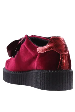 Sneakers in velluto