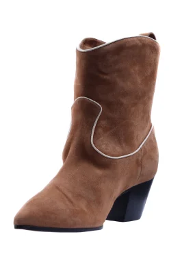 Stivale basso in suede