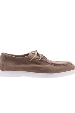 stringata vaschetta in suede