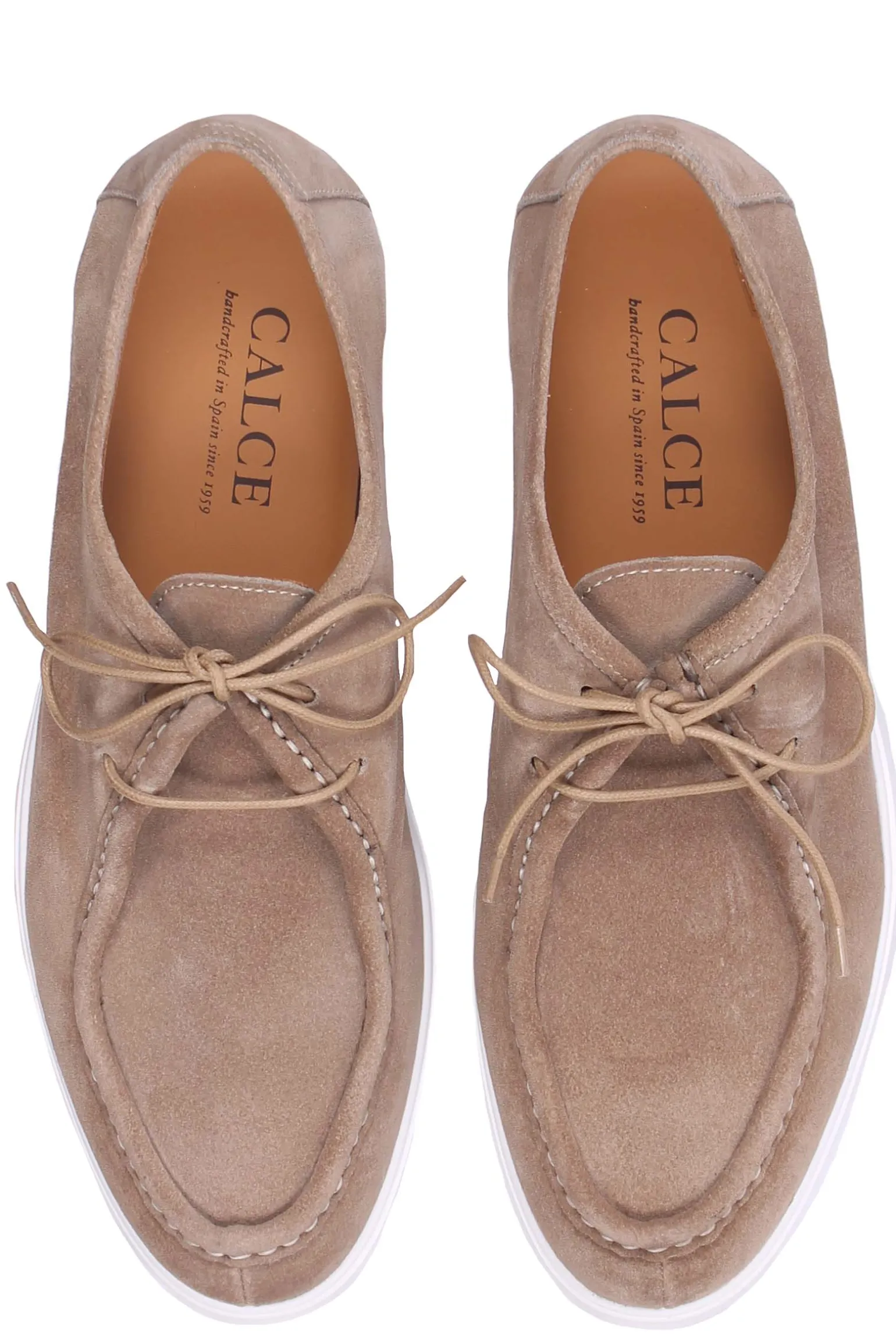stringata vaschetta in suede