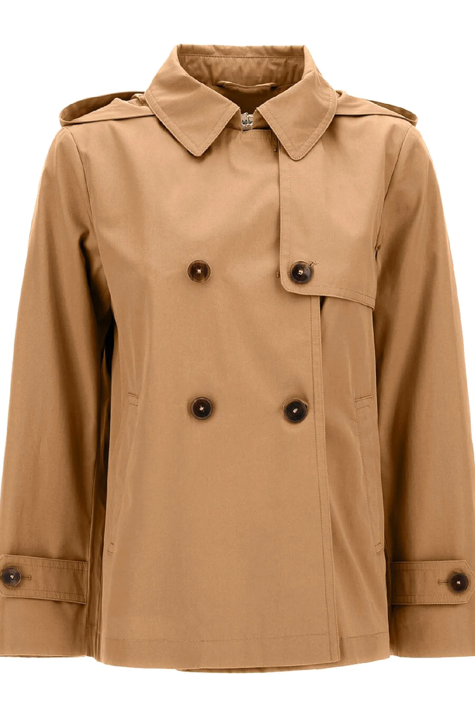 Trench corto in cotone