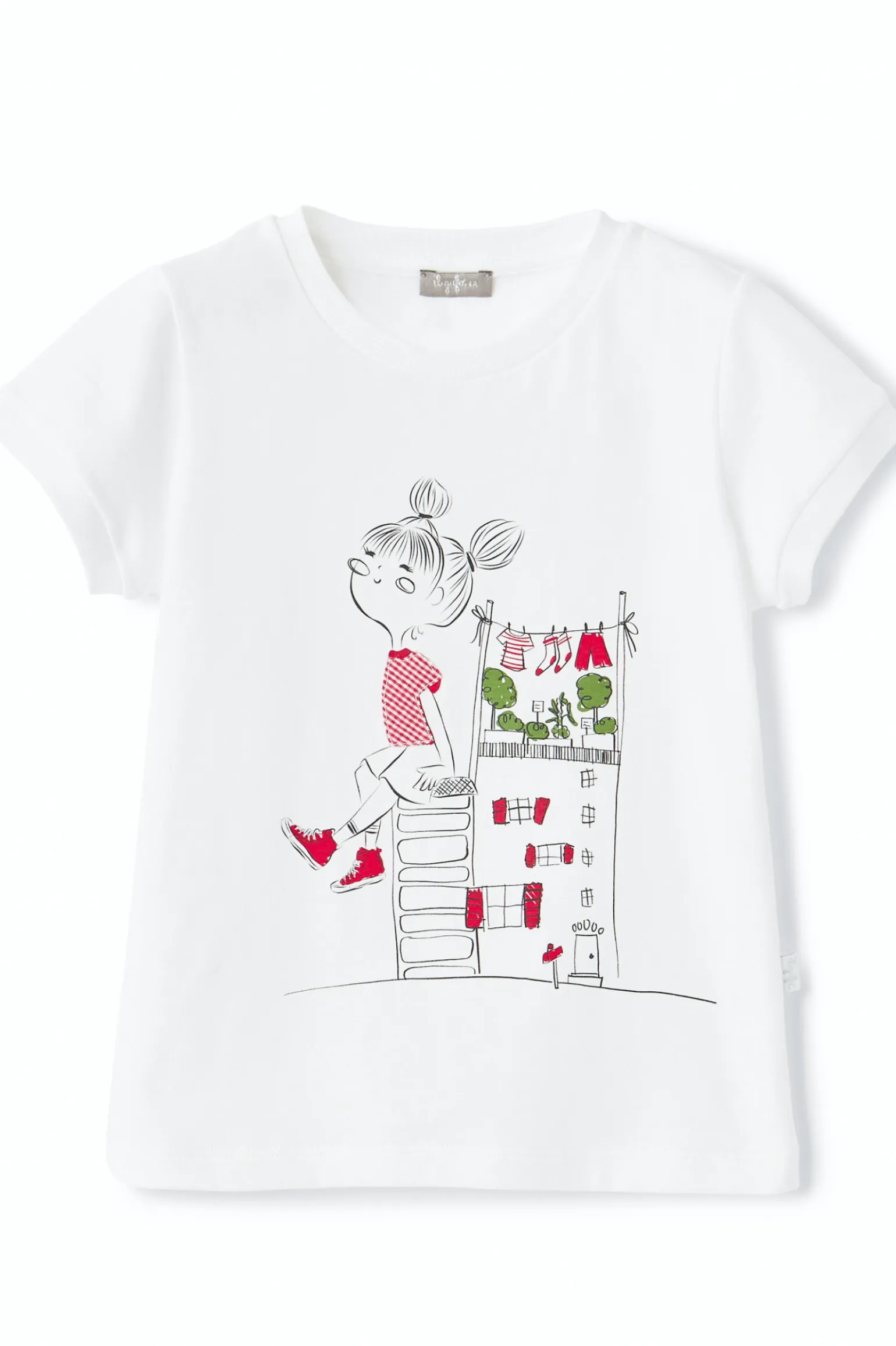T-shirt bimba in cotone