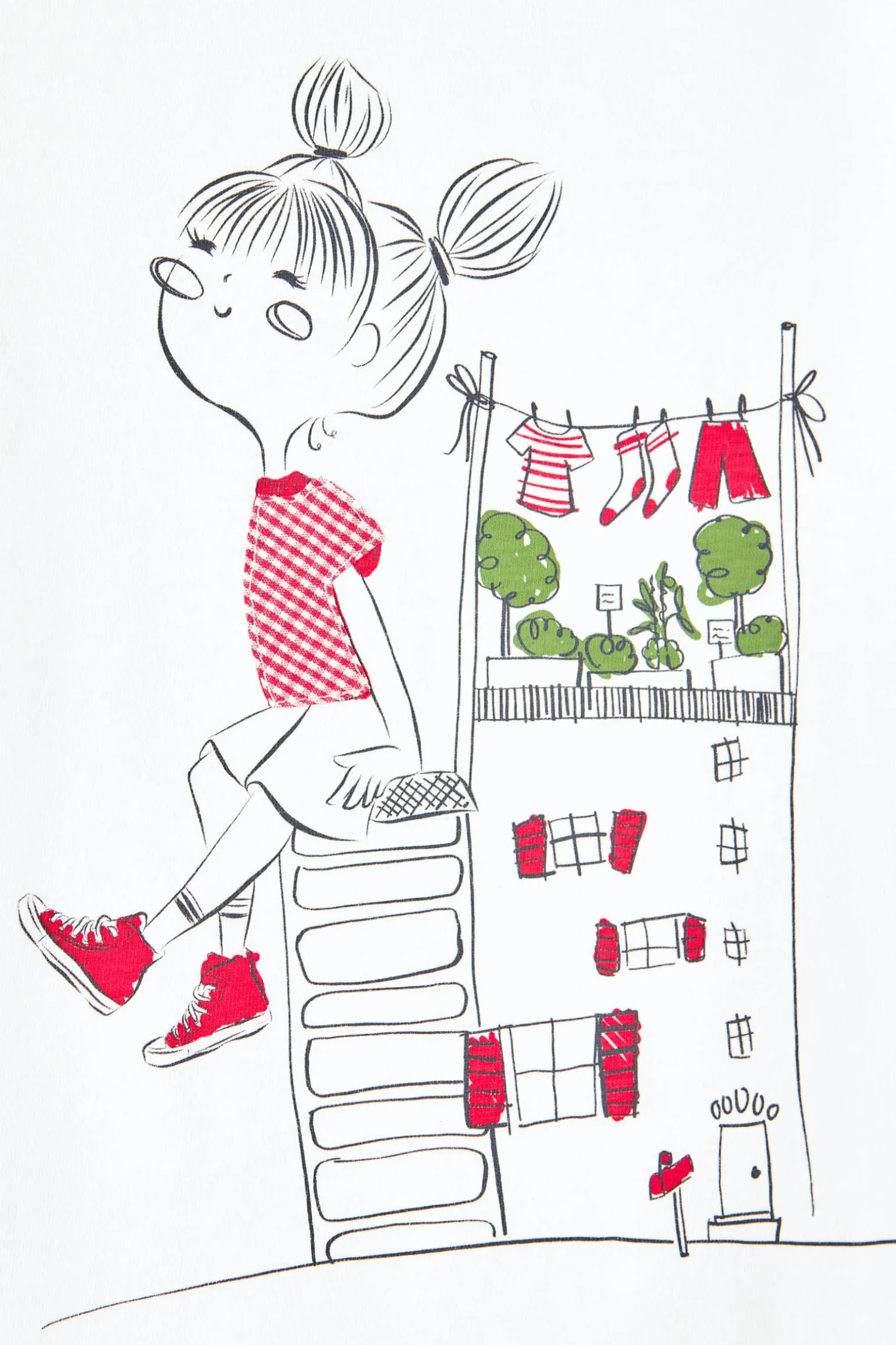 T-shirt bimba in cotone