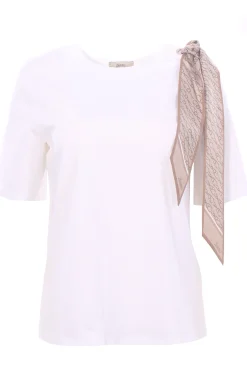 T-shirt con foulard