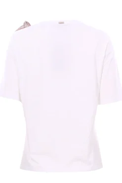 T-shirt con foulard