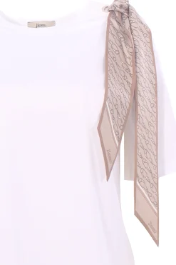 T-shirt con foulard
