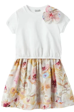 T-shirt con gonna in cotone