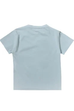 T-shirt con logo in paillettes