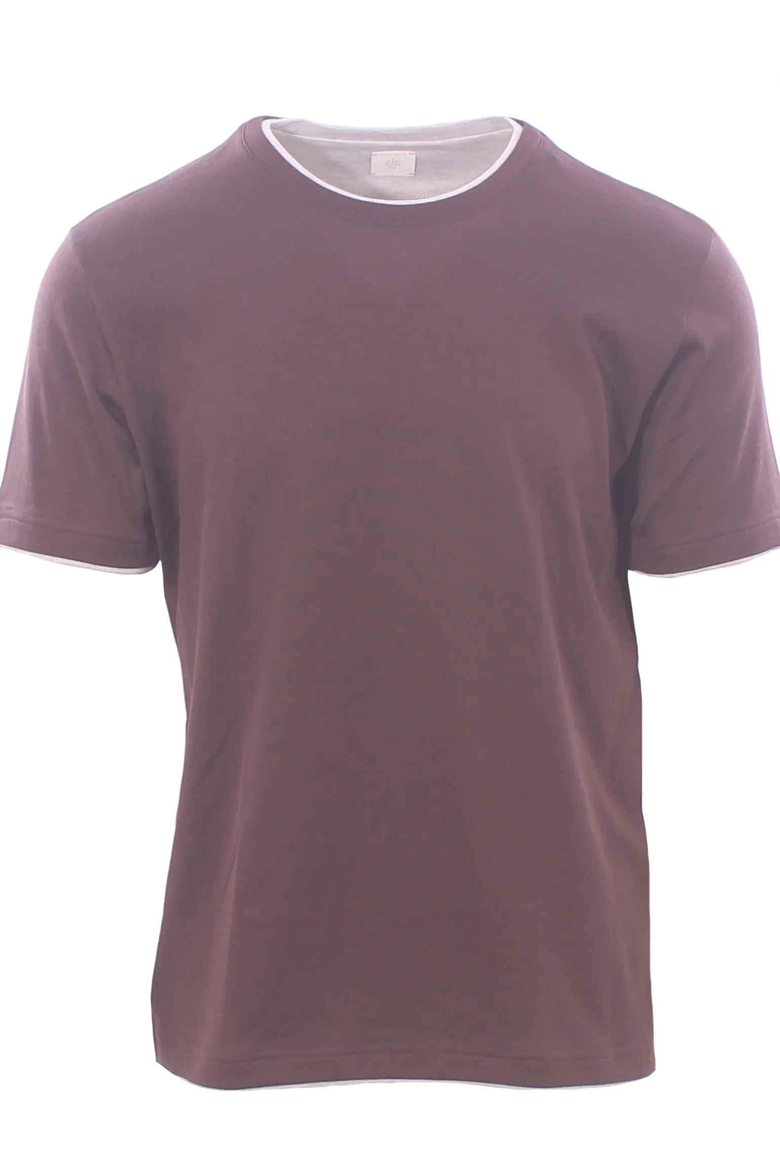 t-shirt effetto doppio capo