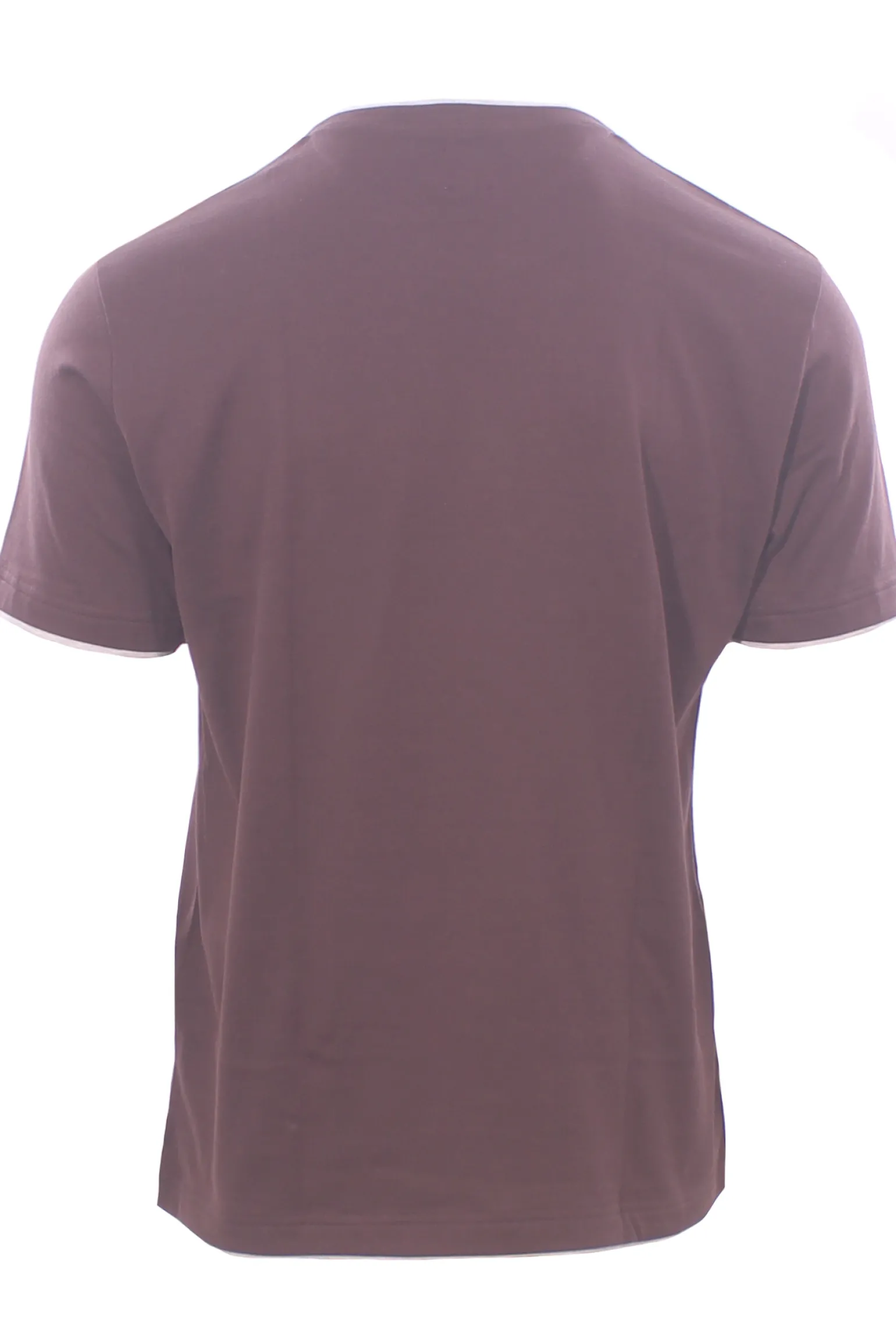 t-shirt effetto doppio capo