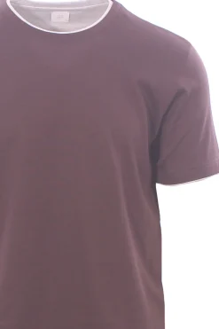 t-shirt effetto doppio capo