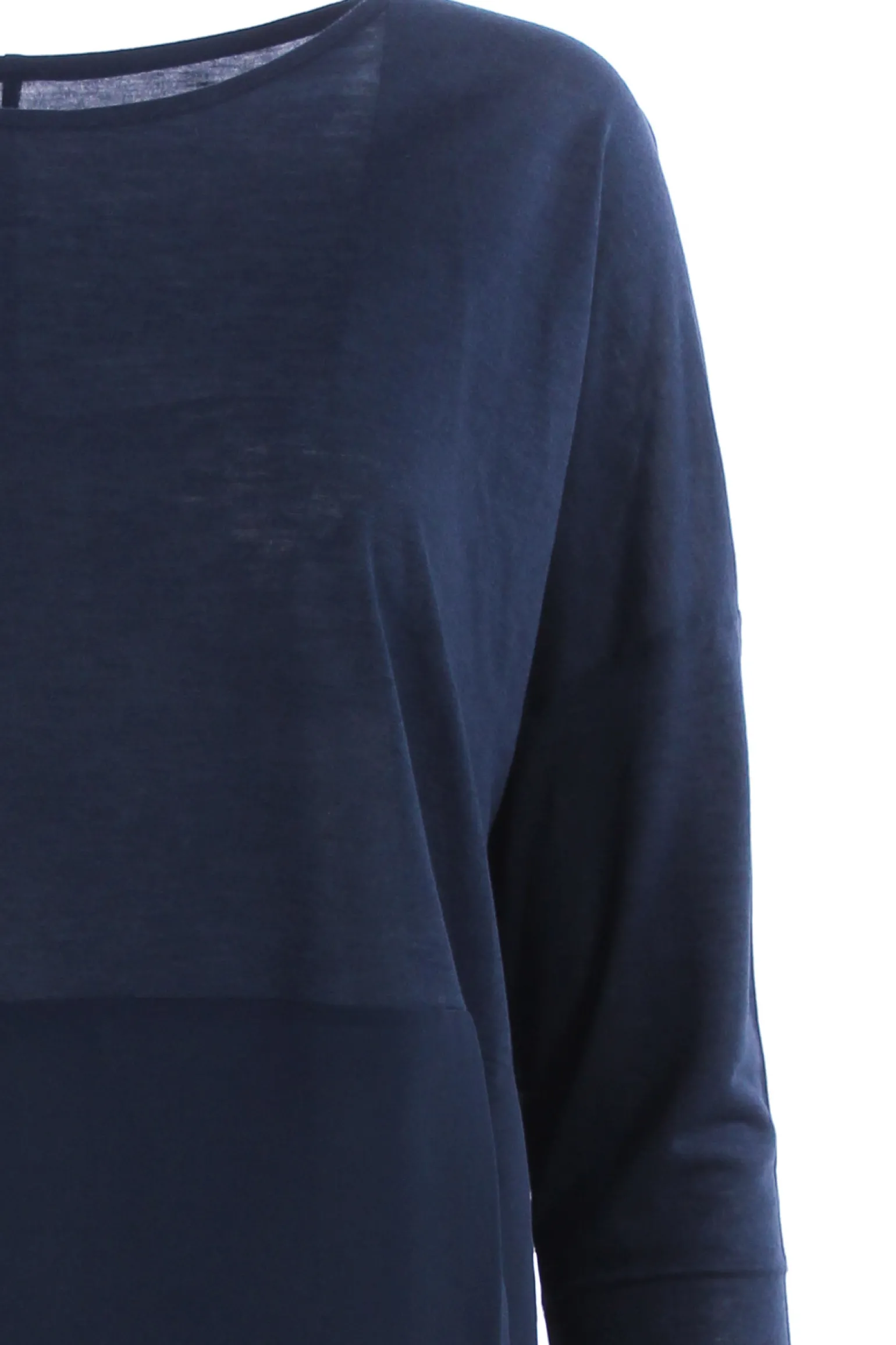 T-shirt girocollo con seta