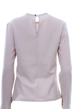 T-shirt girocollo con zip