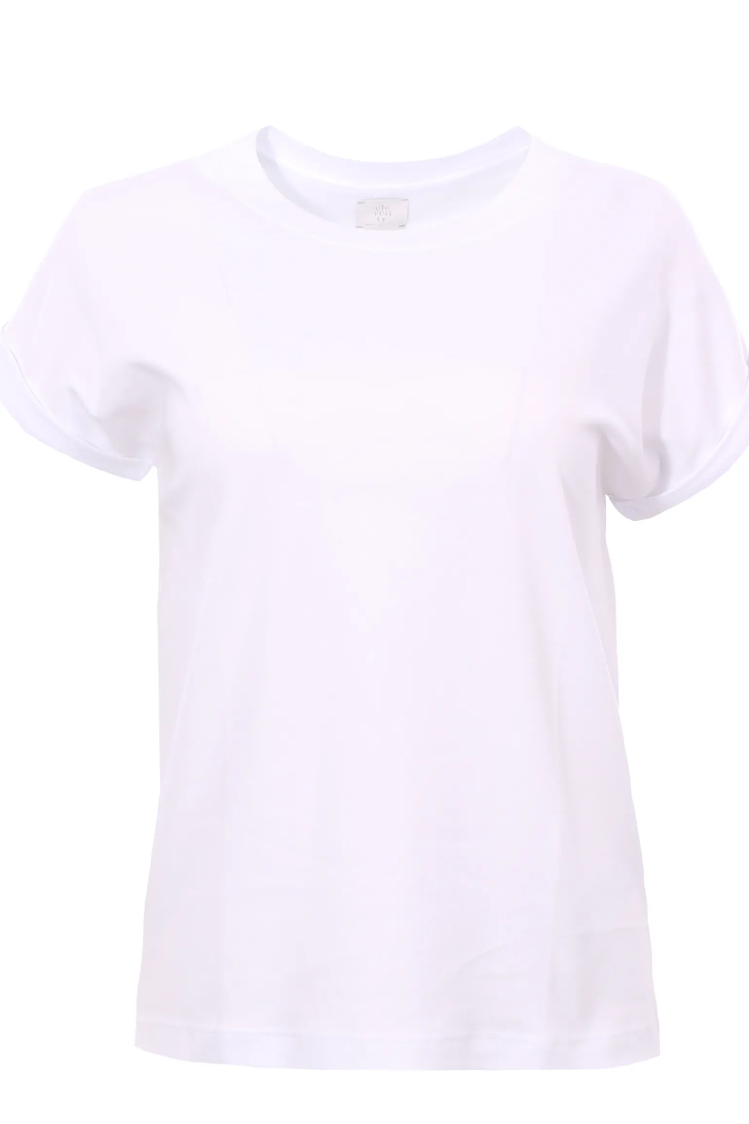 T-shirt girocollo in cotone