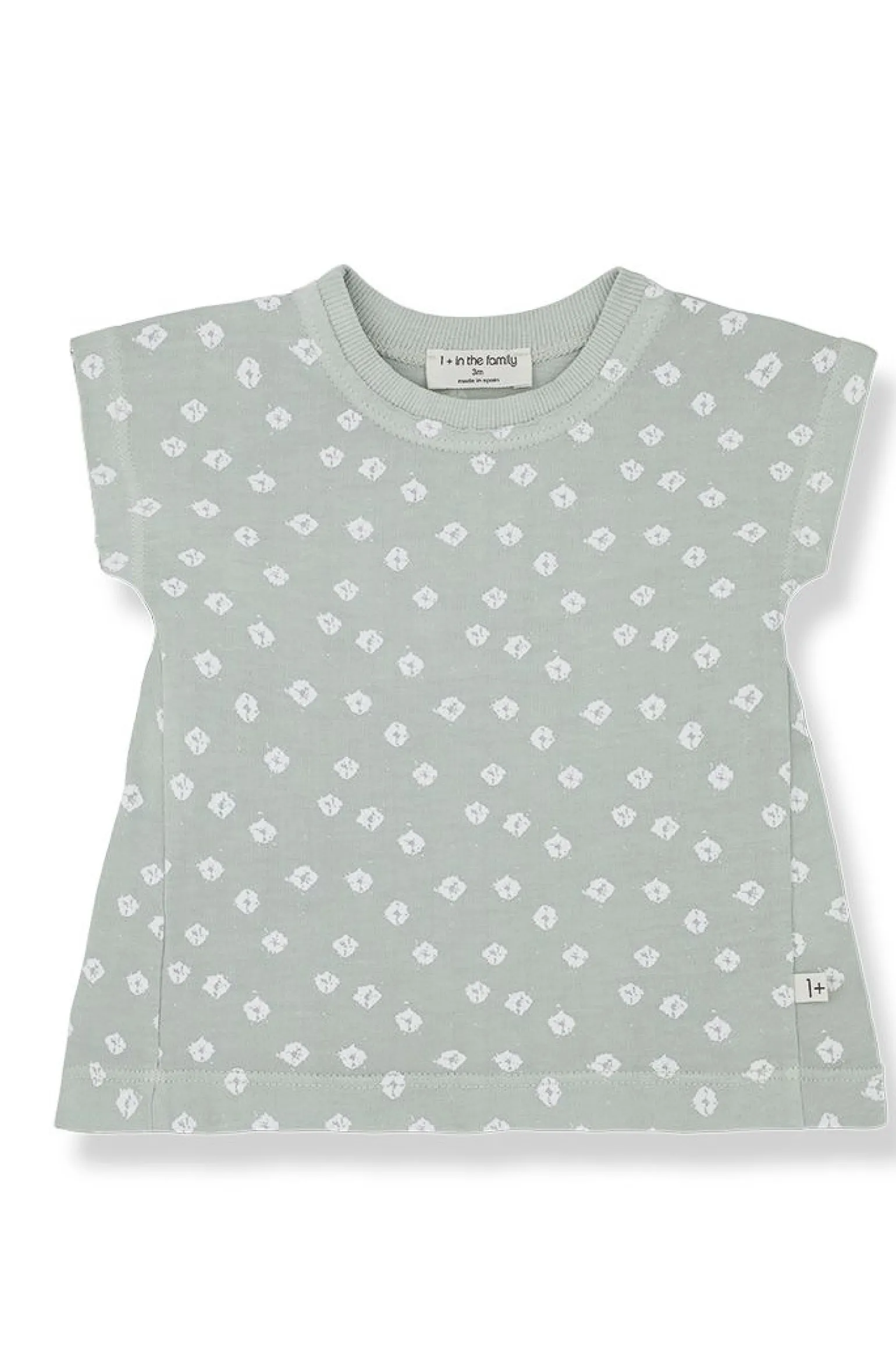 T-shirt girocollo in cotone