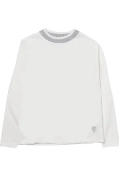 t-shirt girocollo in cotone