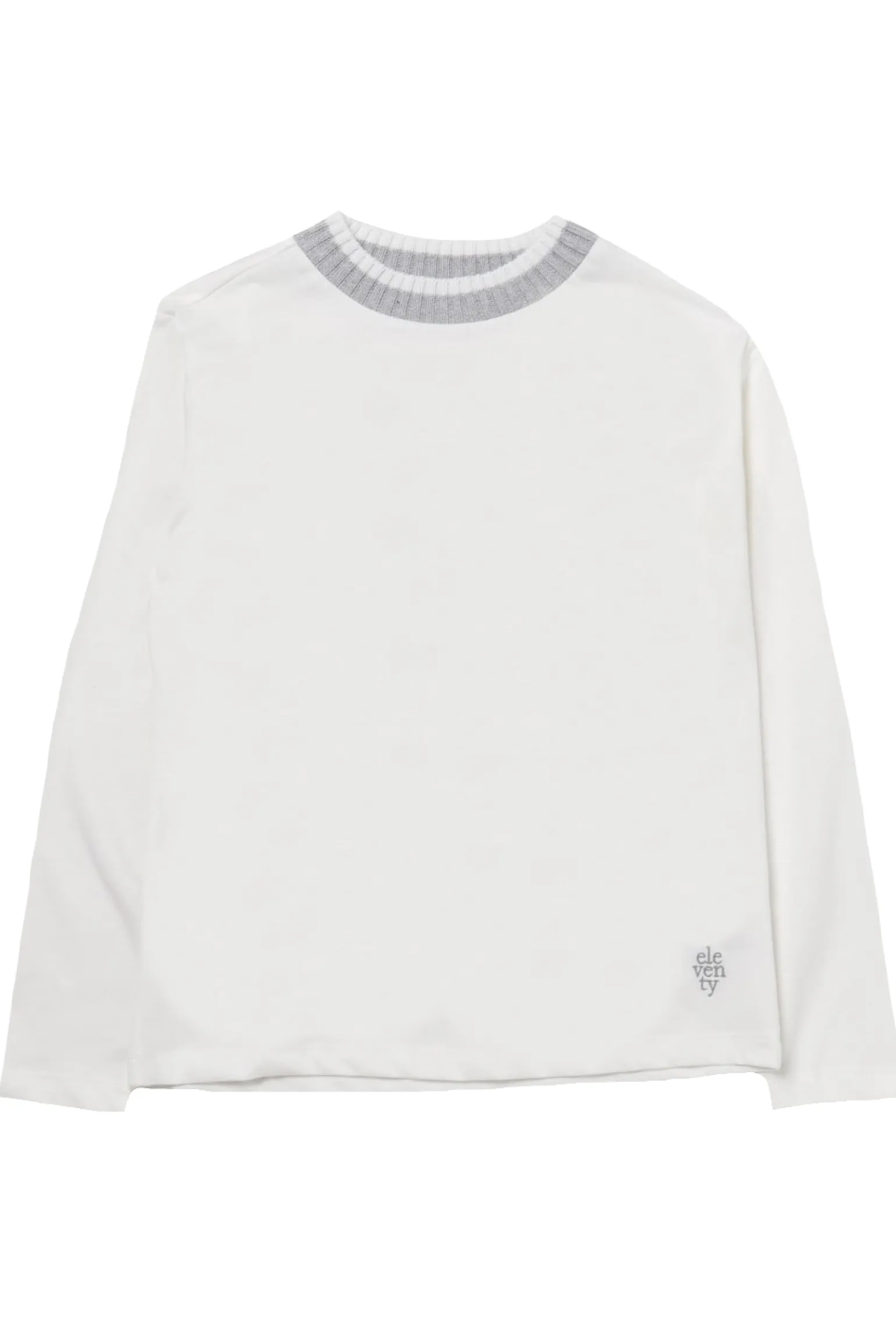 t-shirt girocollo in cotone