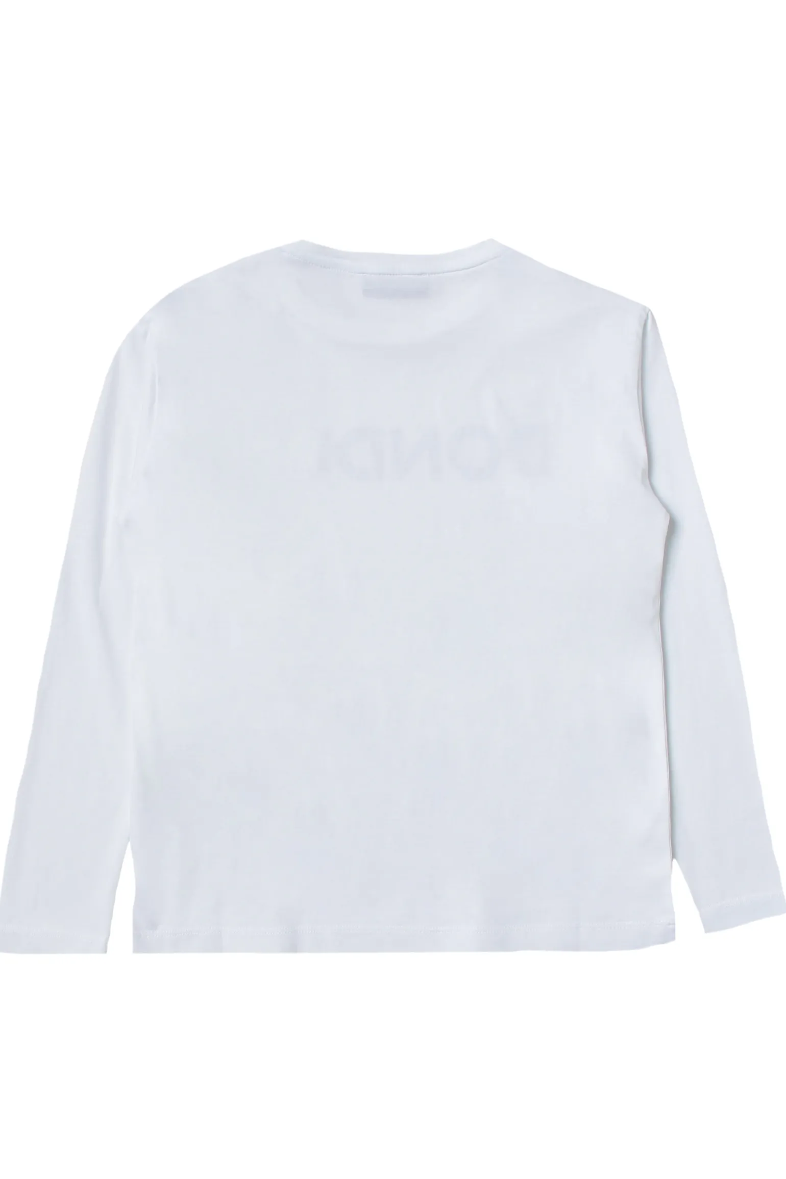 T-shirt girocollo in cotone logo